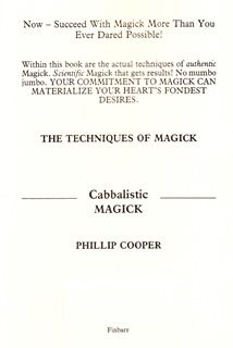 Techniques Of Magick By Phillip Cooper